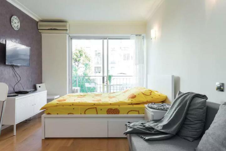 Quiet Studio With A Big Balcony Nice Exteriör bild